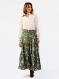 Olive Tiered Skirt
