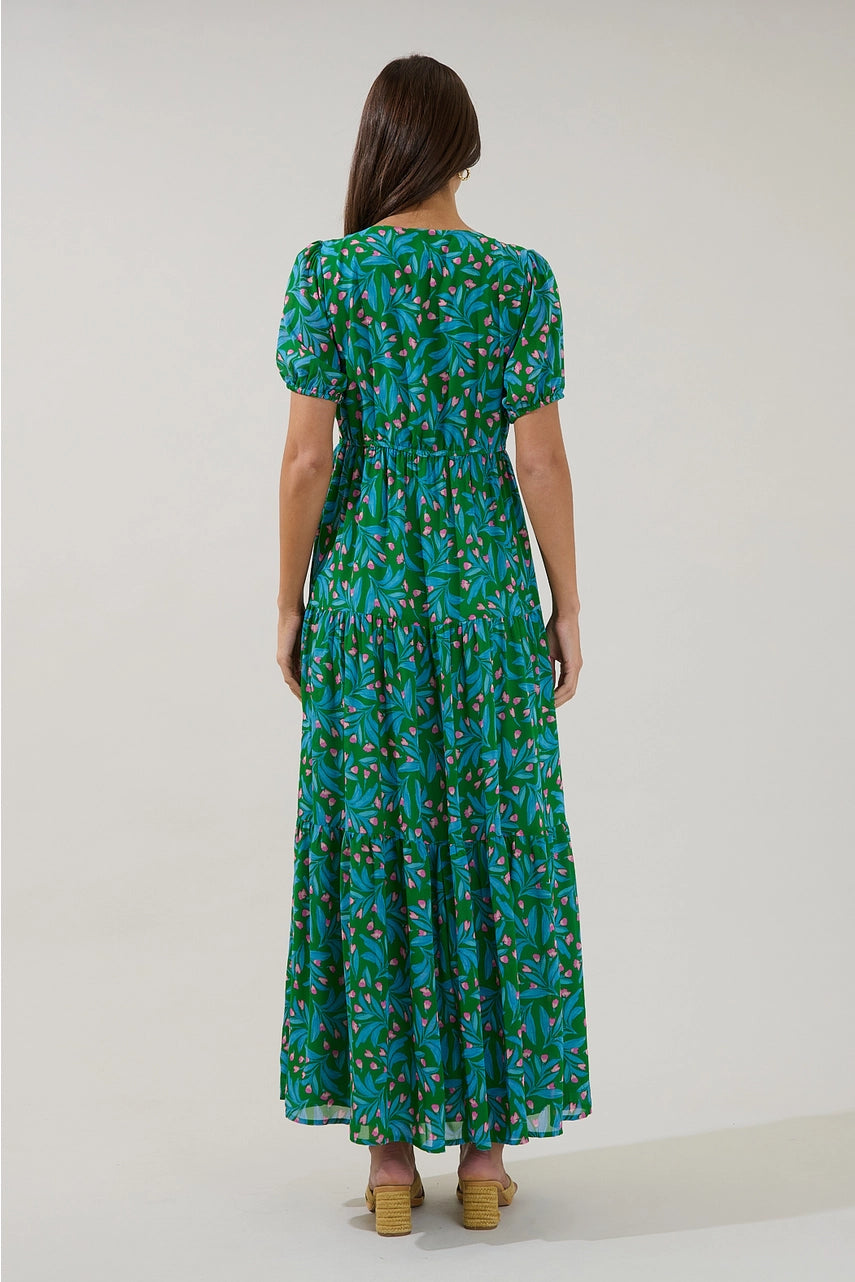 Kelly Blue Maxi Dress