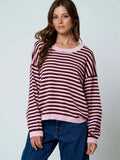 Relaxed Button Back Sweater