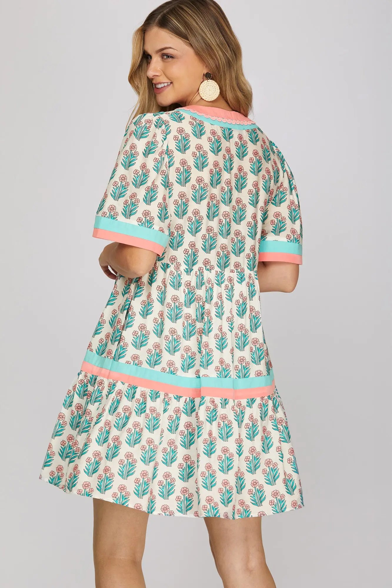 Lace Tiered Dress