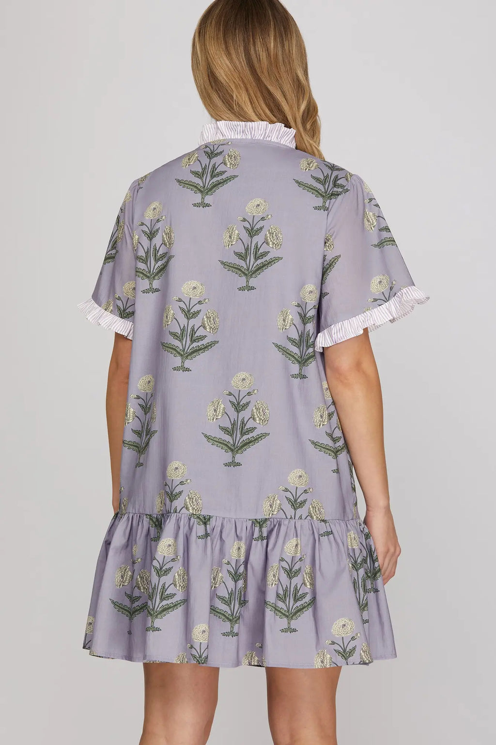 Ruffled Lilac Dress