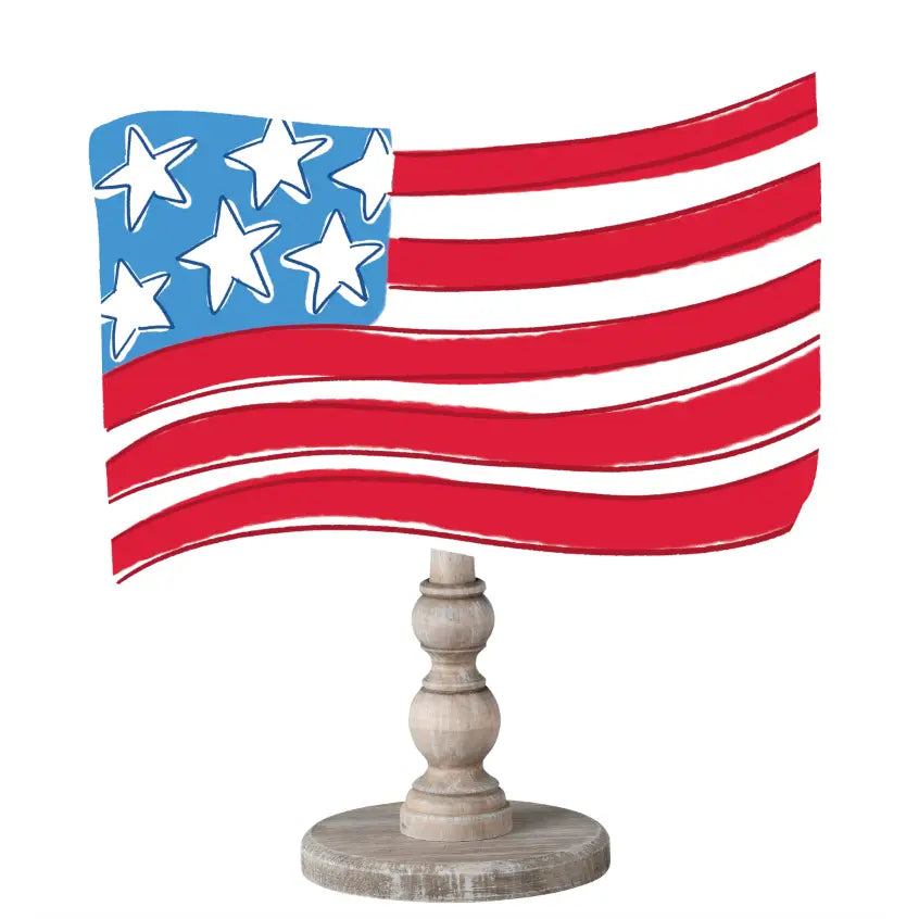 American Flag Topper